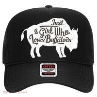 Just A  Who Loves Buffaloes Buffalo Bison Lover  Hat thumb 0