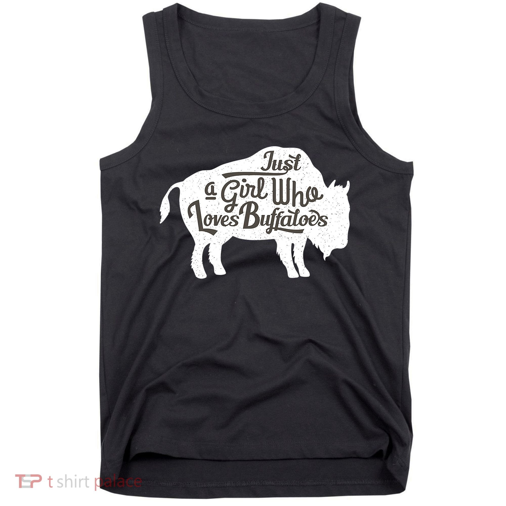 Just A  Who Loves Buffaloes Buffalo Bison Lover  Tank Top