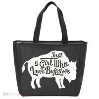 Just A  Who Loves Buffaloes Buffalo Bison Lover  Tote Bag thumb 0