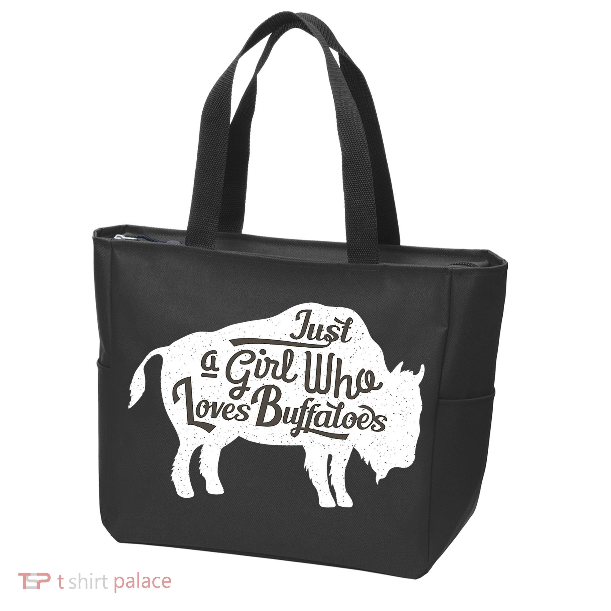 Just A  Who Loves Buffaloes Buffalo Bison Lover  Tote Bag