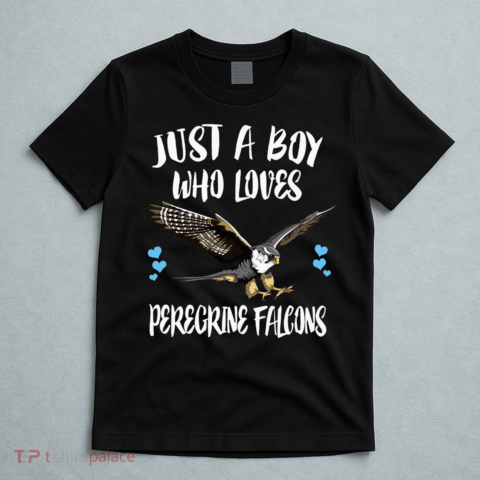 Just A Who Loves Peregrine Falcons Birds T-Shirt