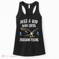 Just A Who Loves Peregrine Falcons Birds Women's Tank Top thumb 0