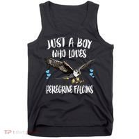 Just A Who Loves Peregrine Falcons Birds Tank Top thumb 0