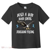 Just A Who Loves Peregrine Falcons Birds Toddler T-Shirt thumb 0