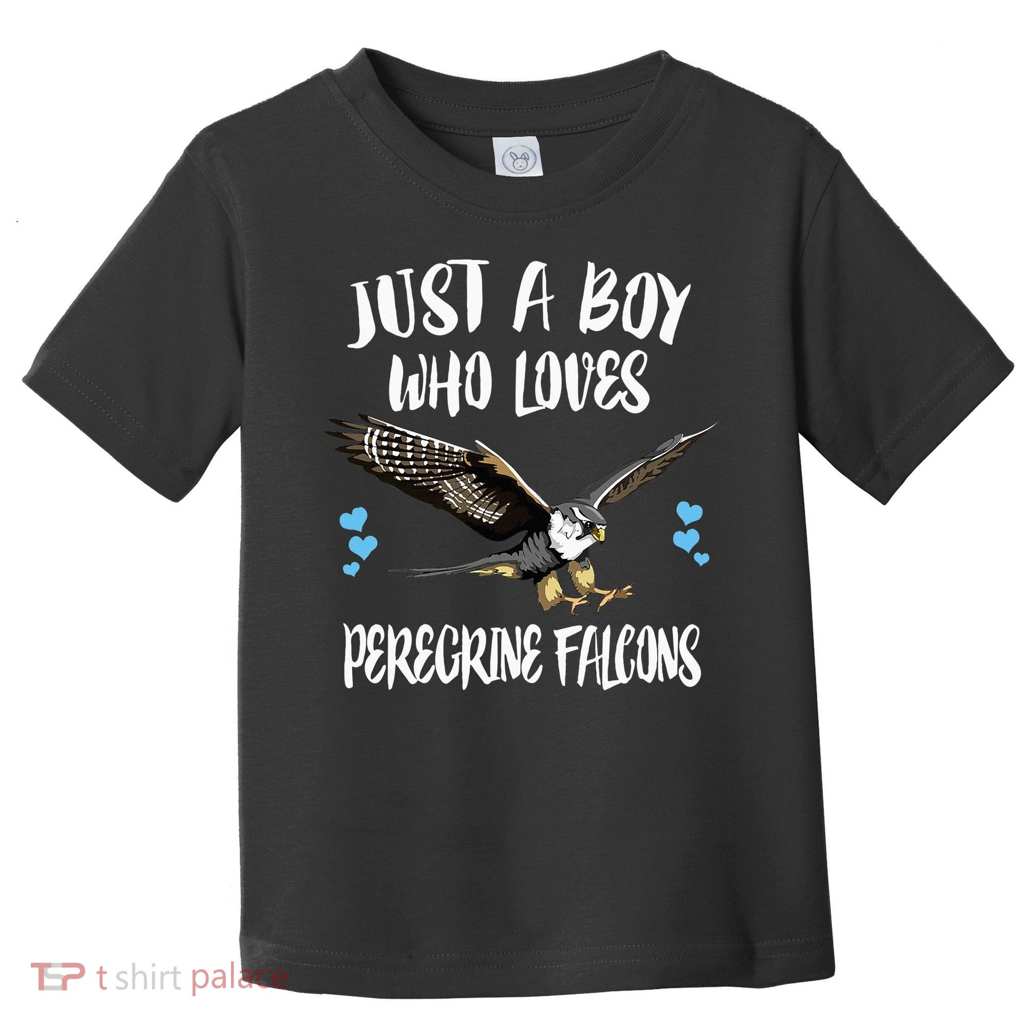 Just A Who Loves Peregrine Falcons Birds Toddler T-Shirt