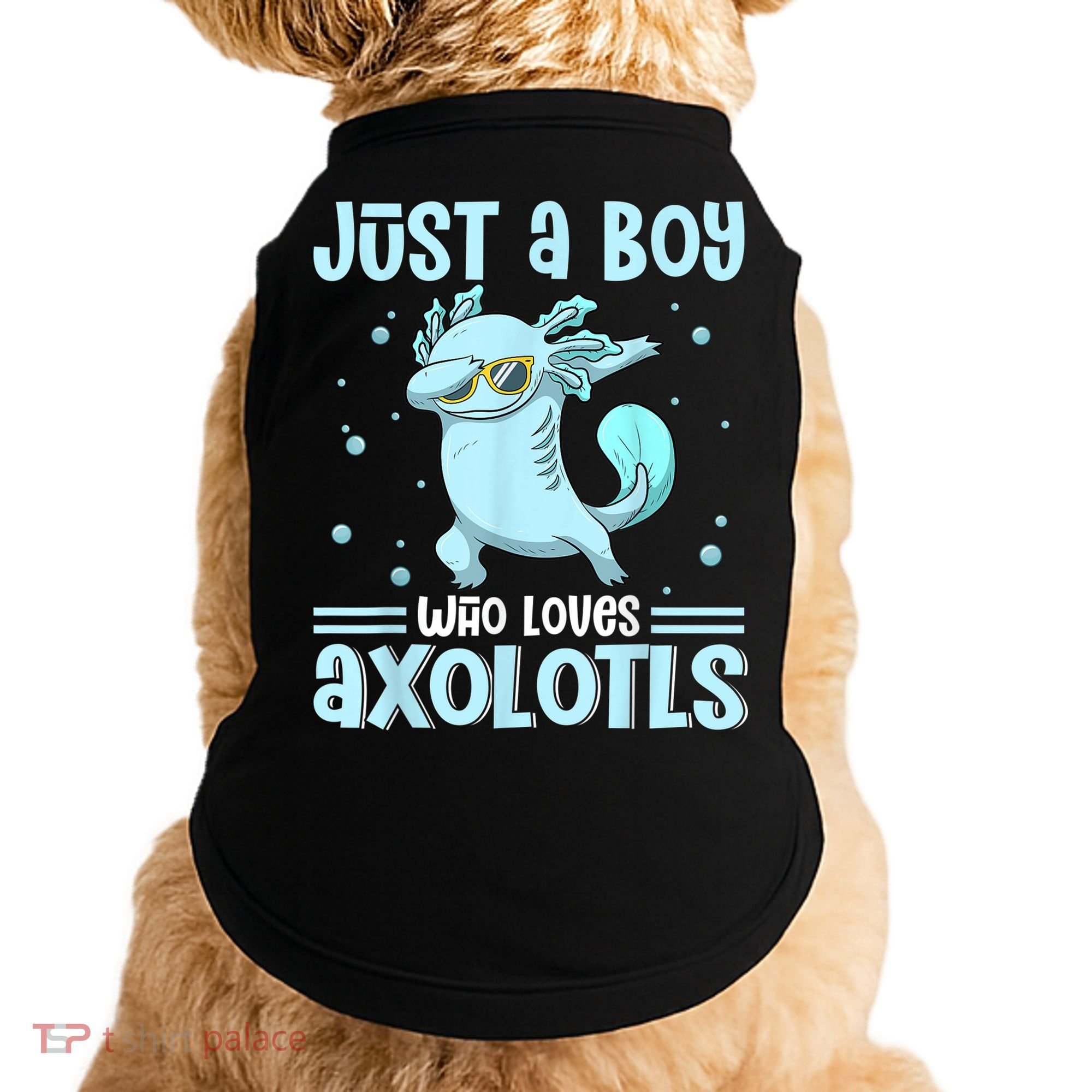 Just A  Who Loves Axolotls Axolotl Lovers Gift Boys Teens Doggie Tank
