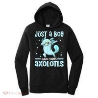 Just A  Who Loves Axolotls Axolotl Lovers Gift Boys Teens Women's Hoodie thumb 0