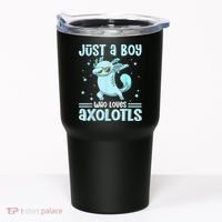 Just A  Who Loves Axolotls Axolotl Lovers Gift Boys Teens Tumbler thumb 0