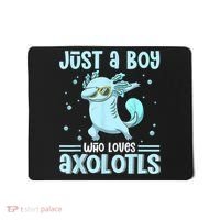 Just A  Who Loves Axolotls Axolotl Lovers Gift Boys Teens Mousepad thumb 0