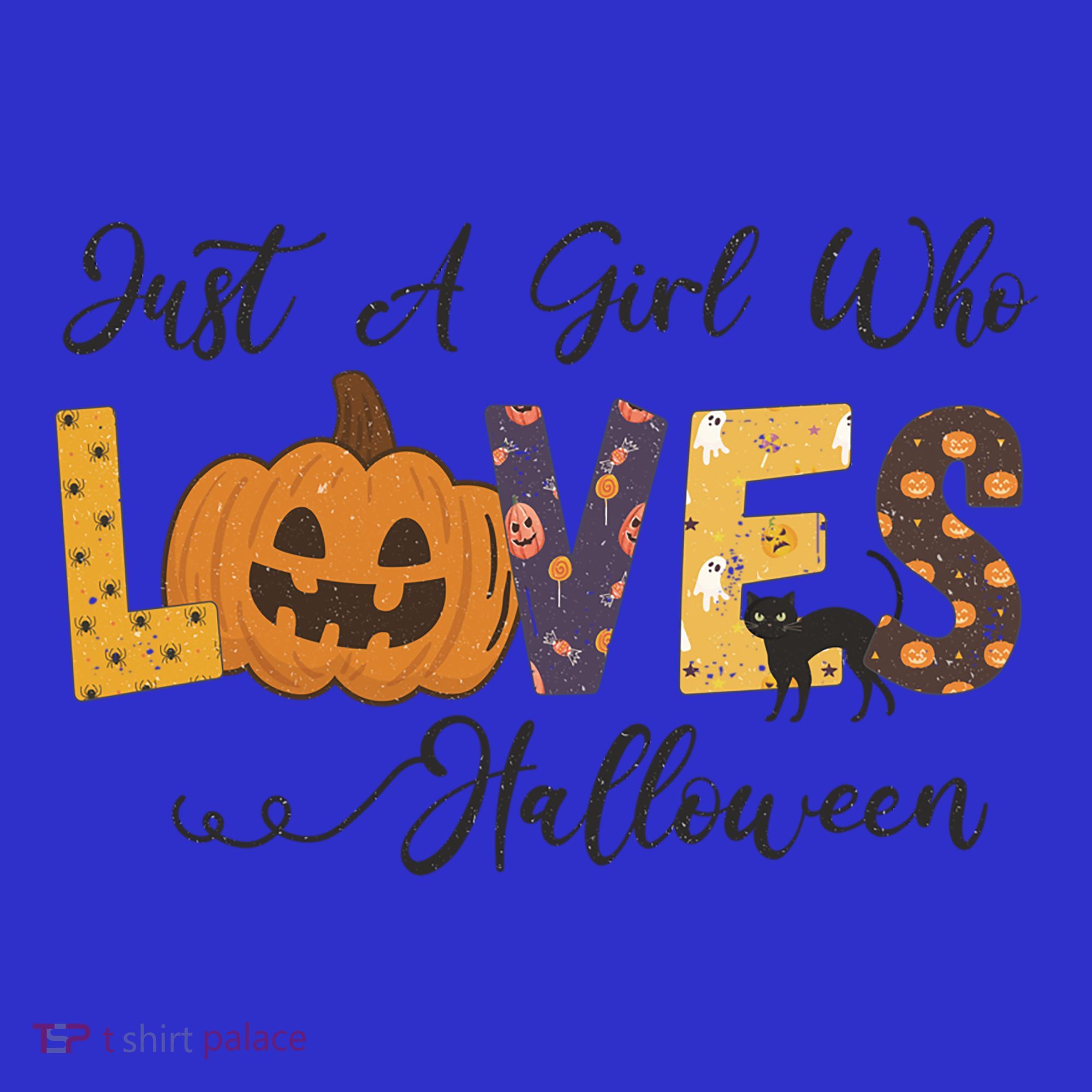 Just A Who Loves Halloween Pumpkin Ghost Black Cat Gift Women's Tank Top
