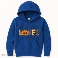 Just A Who Loves Halloween Pumpkin Ghost Black Cat Gift Kids Hoodie thumb 0