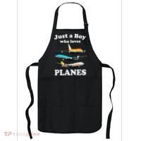 Just A Who Loves Planes Airplane Lover Apron thumb 0