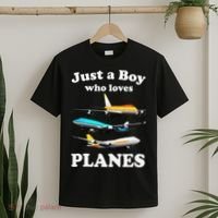 Just A Who Loves Planes Airplane Lover T-Shirt thumb 2