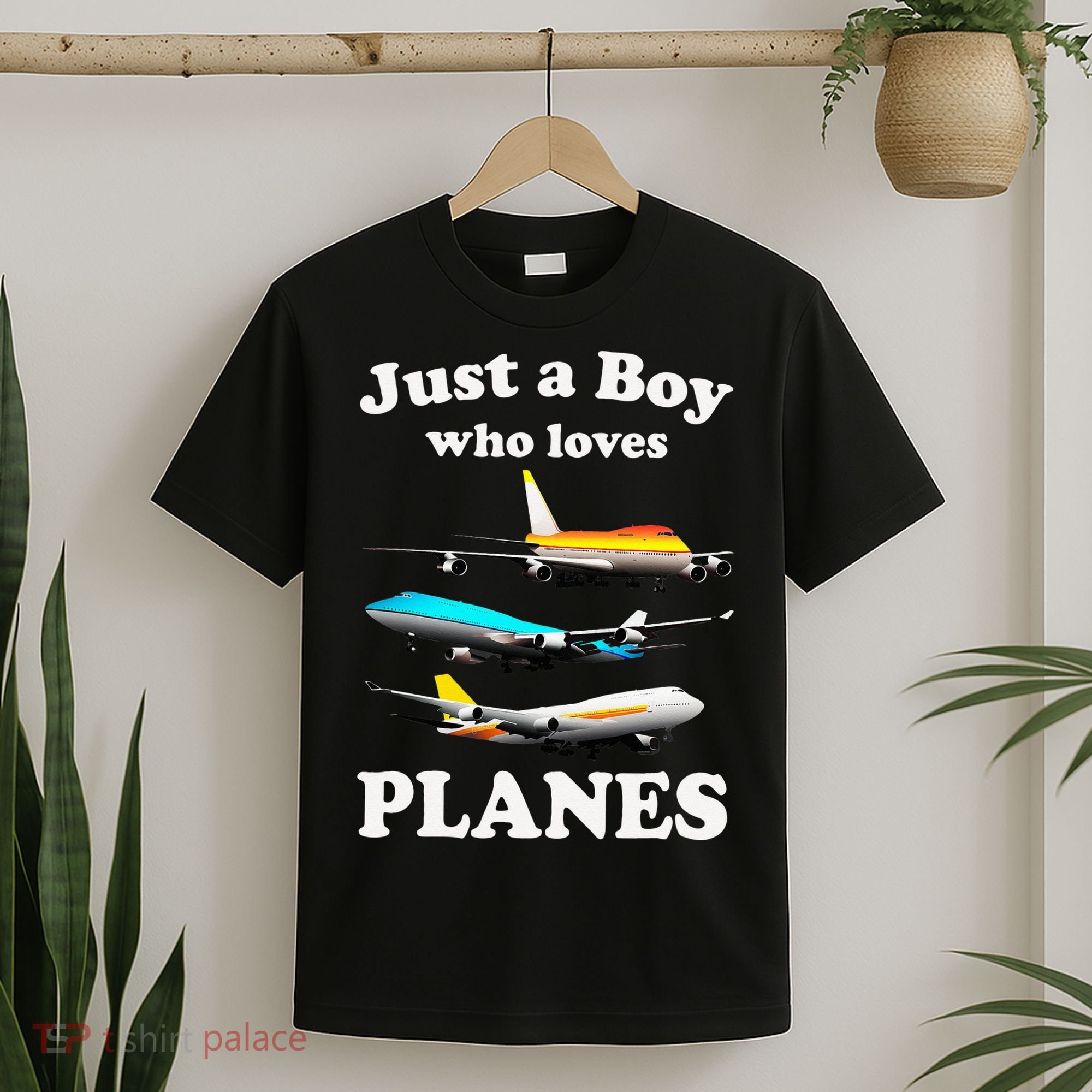 Just A Who Loves Planes Airplane Lover T-Shirt