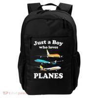 Just A Who Loves Planes Airplane Lover Backpack thumb 0