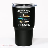 Just A Who Loves Planes Airplane Lover Tumbler thumb 0