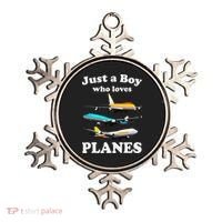 Just A Who Loves Planes Airplane Lover Ornament thumb 0