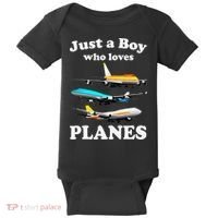 Just A Who Loves Planes Airplane Lover Baby Bodysuit thumb 0