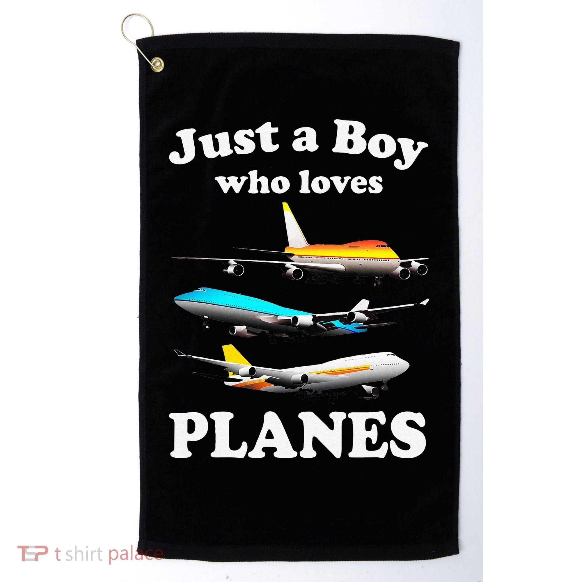 Just A Who Loves Planes Airplane Lover Golf Towel