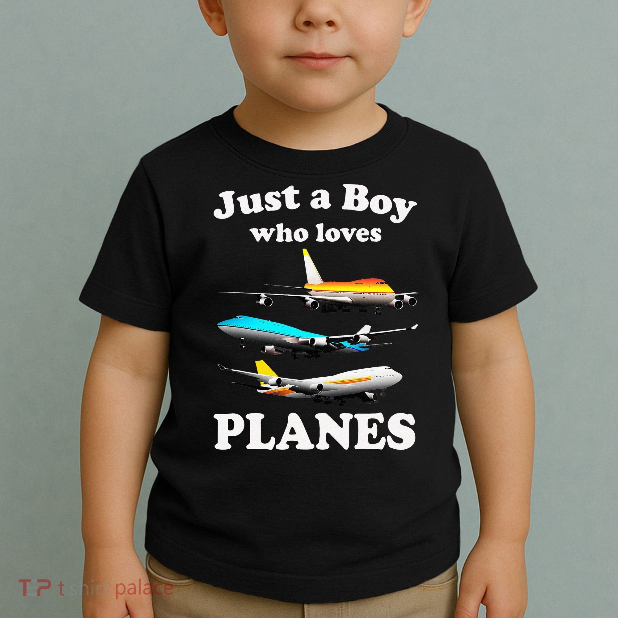 Just A Who Loves Planes Airplane Lover Toddler T-Shirt