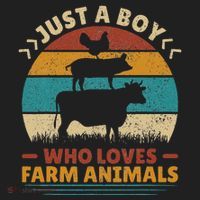 Just A Who Loves Farm Animals Lover Funny Hat thumb 2