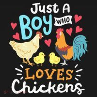 Just A Who Loves Chickens Farm Chicken Long Sleeve Shirt thumb 2