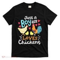 Just A Who Loves Chickens Farm Chicken T-Shirt thumb 0