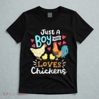 Just A Who Loves Chickens Farm Chicken T-Shirt thumb 5