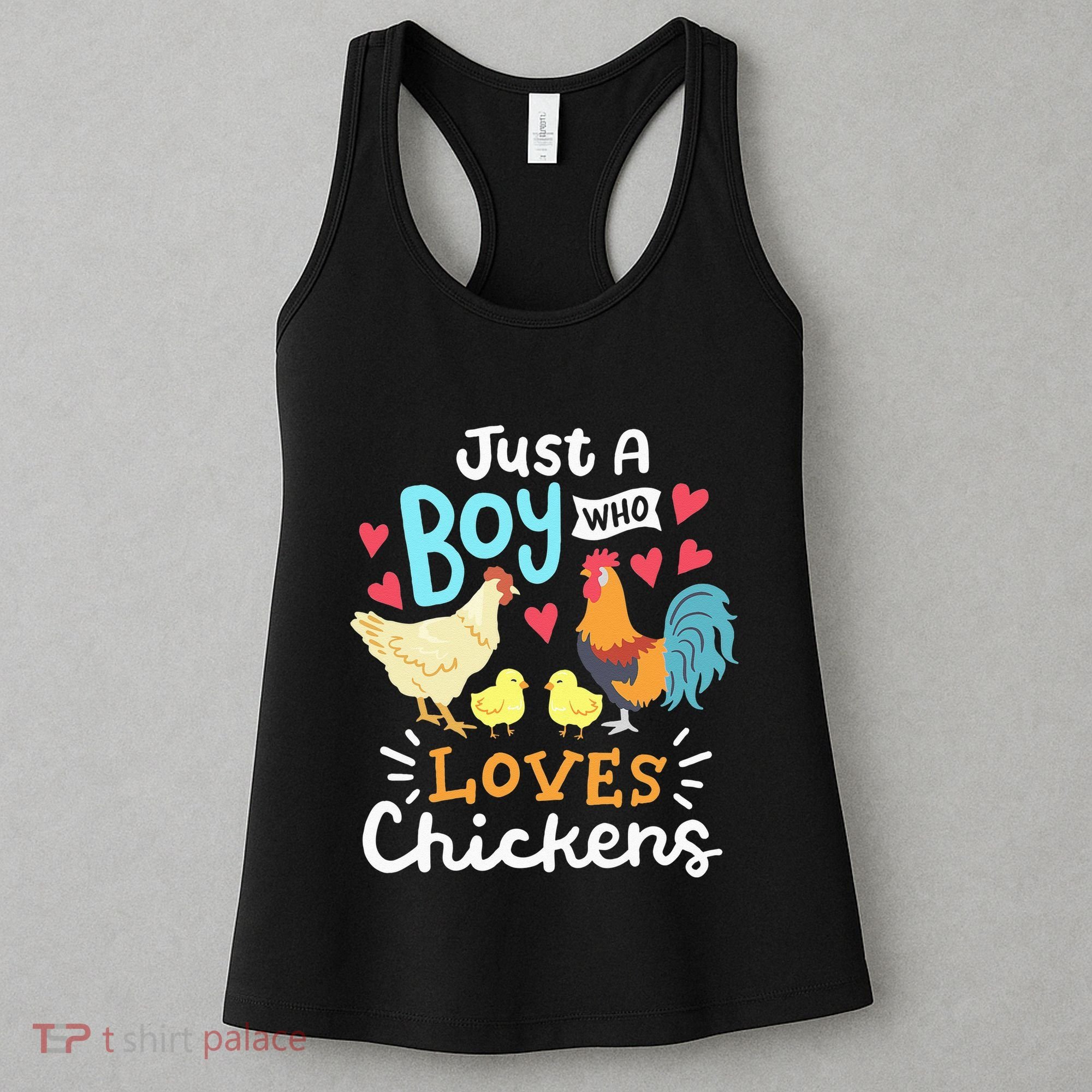 Just A Who Loves Chickens Farm Chicken Women's Tank Top