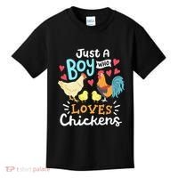 Just A Who Loves Chickens Farm Chicken Kids T-Shirt thumb 0