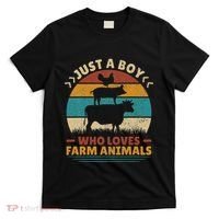 Just A Who Loves Farm Funny Animals Lover T-Shirt thumb 0