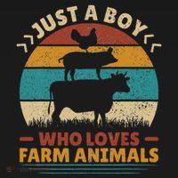 Just A Who Loves Farm Funny Animals Lover Women's Hoodie thumb 2