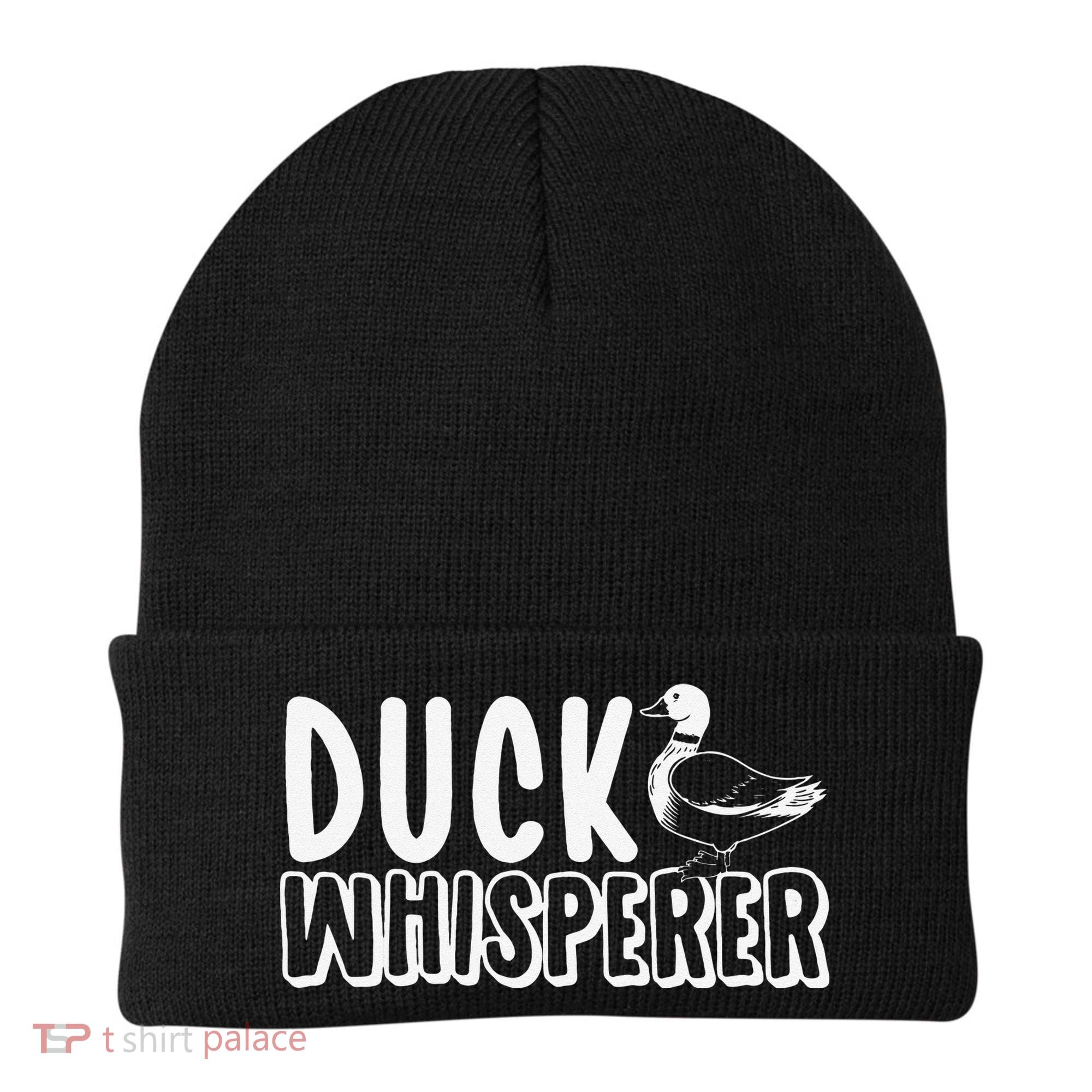 Just a  Who Loves Ducks Cute Duck Lover Owner  Beanie