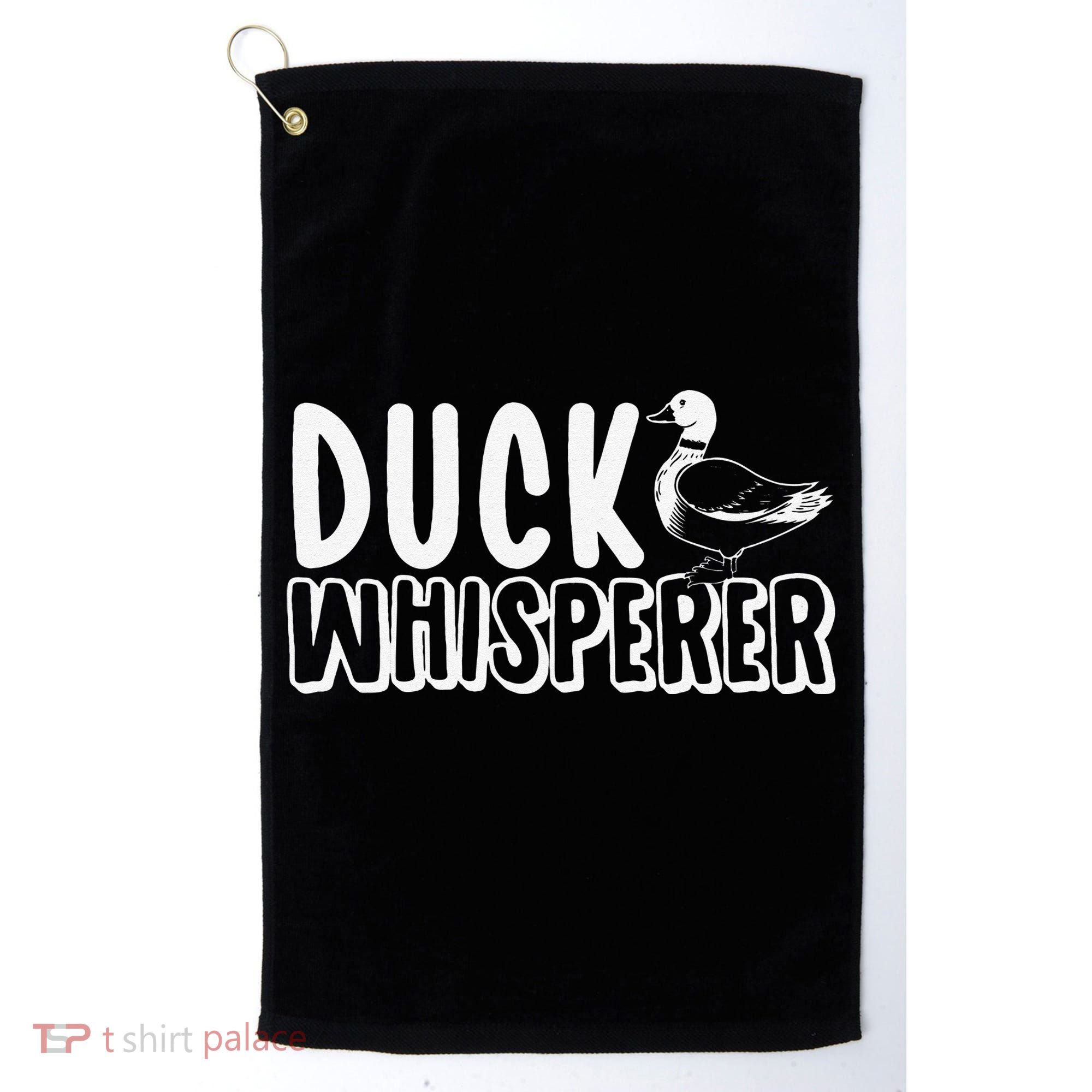 Just a  Who Loves Ducks Cute Duck Lover Owner  Golf Towel