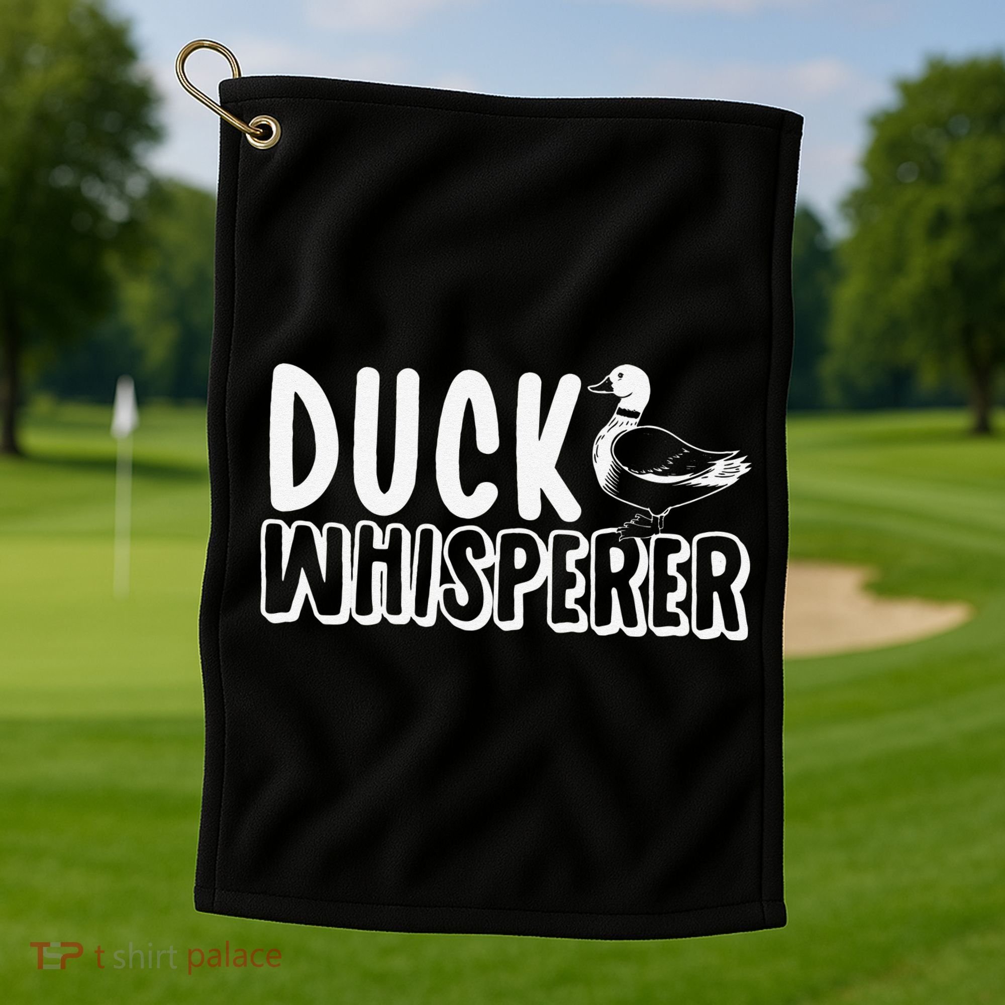 Just a  Who Loves Ducks Cute Duck Lover Owner  Golf Towel