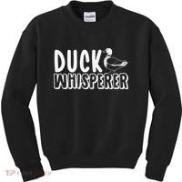 Just a  Who Loves Ducks Cute Duck Lover Owner  Kids Sweatshirt thumb 0