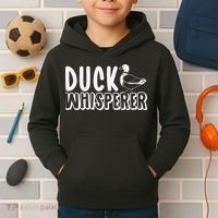 Just a  Who Loves Ducks Cute Duck Lover Owner  Kids Hoodie thumb 2