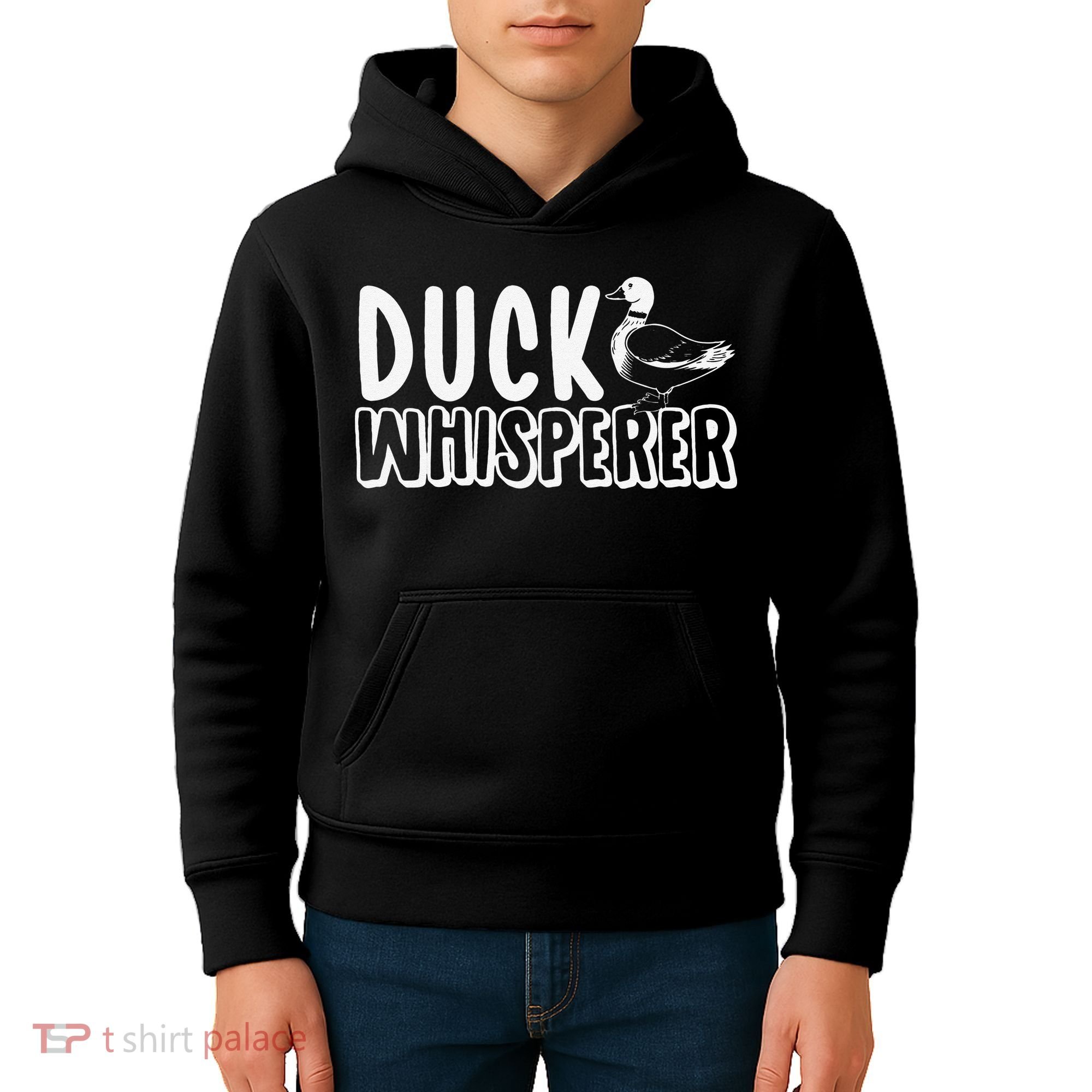 Just a  Who Loves Ducks Cute Duck Lover Owner  Kids Hoodie