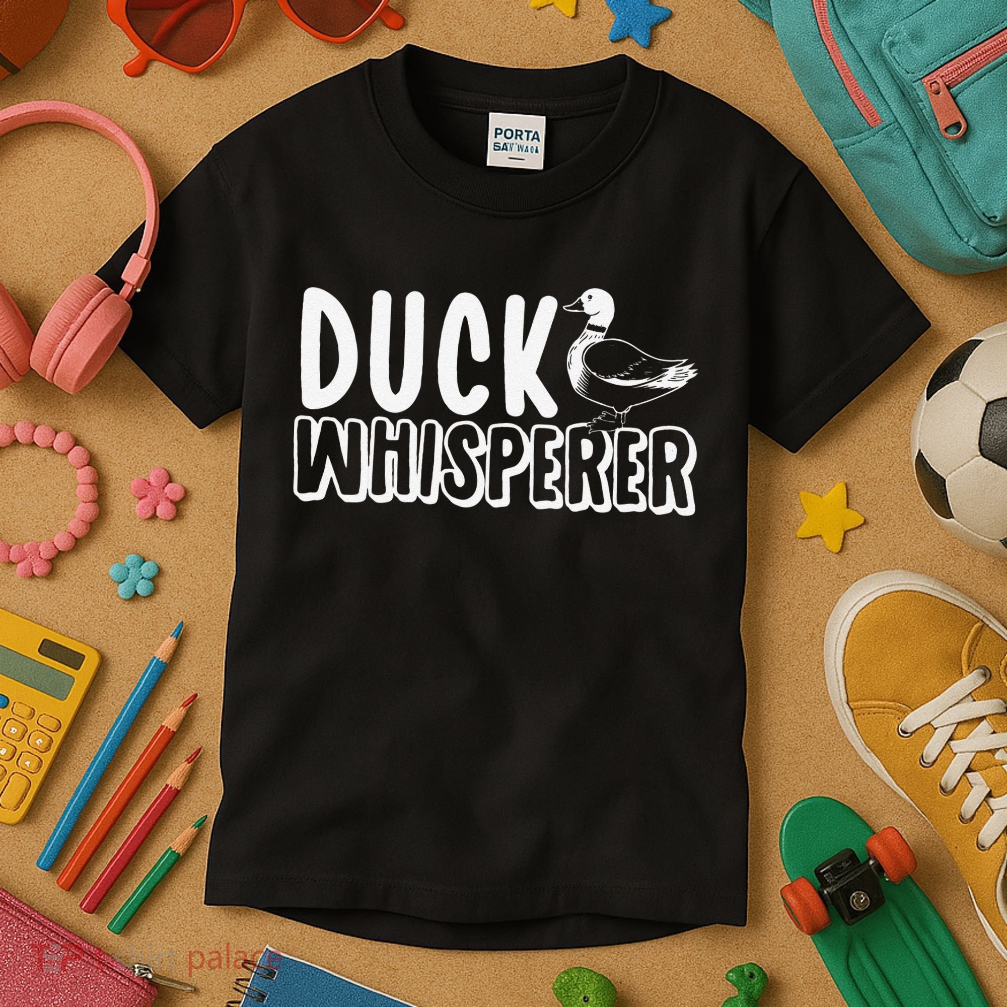 Just a  Who Loves Ducks Cute Duck Lover Owner  Kids T-Shirt