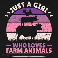 Just A Who Loves Farm funny Animals Lover Visor thumb 3