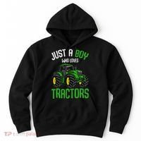 Just A  Who Loves Tractors Farm Hoodie thumb 0