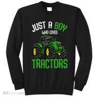 Just A  Who Loves Tractors Farm Sweatshirt thumb 0