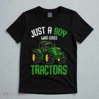 Just A  Who Loves Tractors Farm T-Shirt thumb 5