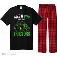 Just A  Who Loves Tractors Farm Pajama Set thumb 0