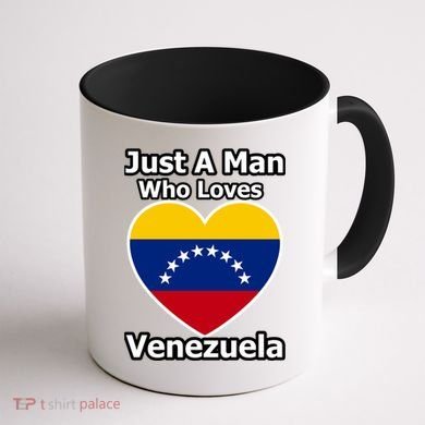 Just A Who Loves Venezuela Meaningful Gift Coffee Mug back