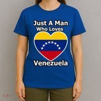 Just A Who Loves Venezuela Meaningful Gift T-Shirt thumb 4