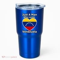 Just A Who Loves Venezuela Meaningful Gift Tumbler thumb 0
