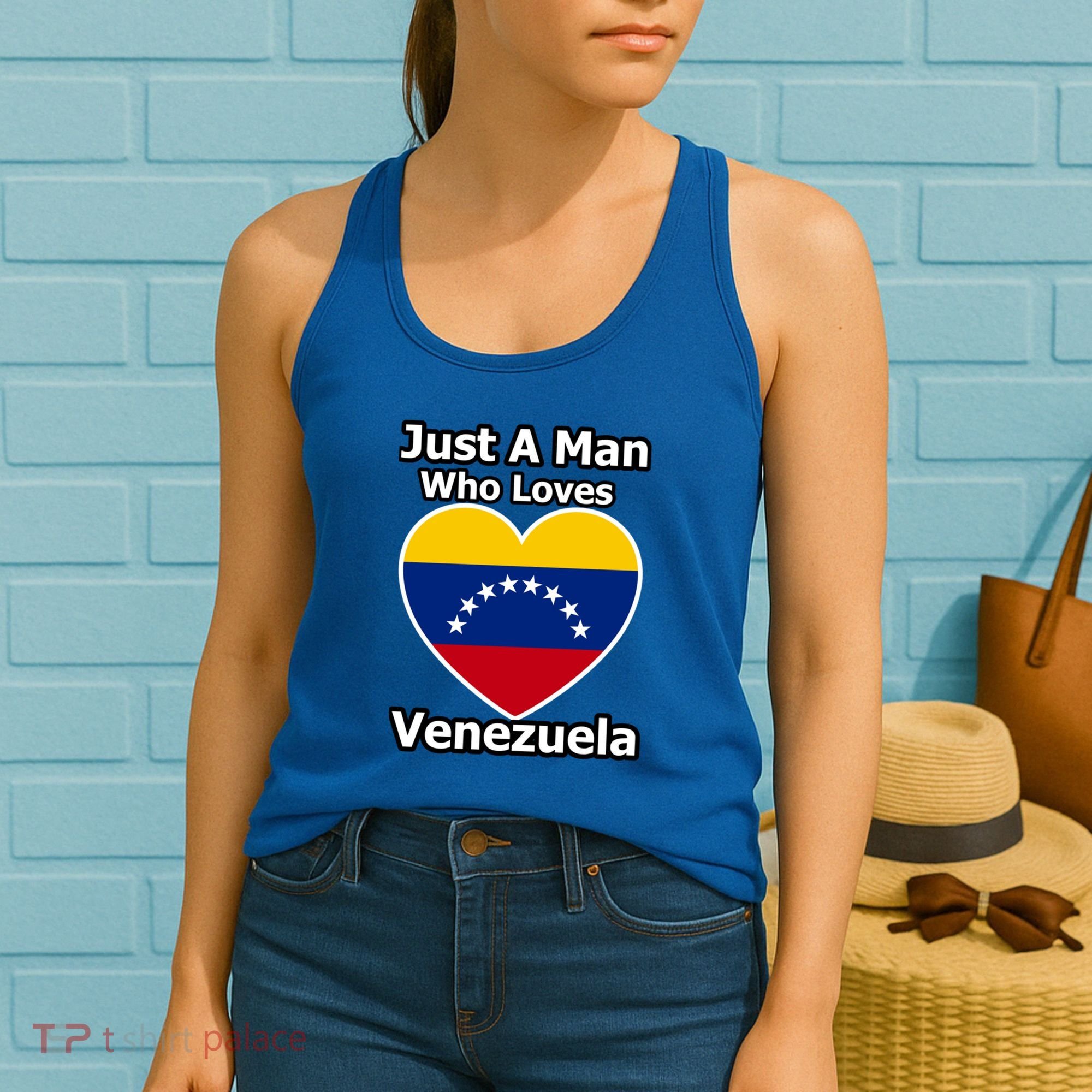 Just A Who Loves Venezuela Meaningful Gift Women's Tank Top