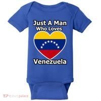 Just A Who Loves Venezuela Meaningful Gift Baby Bodysuit thumb 0