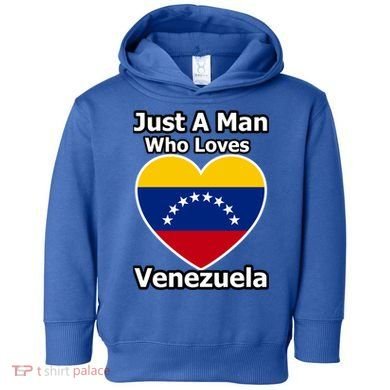 Just A Who Loves Venezuela Meaningful Gift Toddler Hoodie